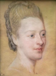 Porträt von Isabelle de Charriere (1740-1805) Belle de Zuylen, 1766